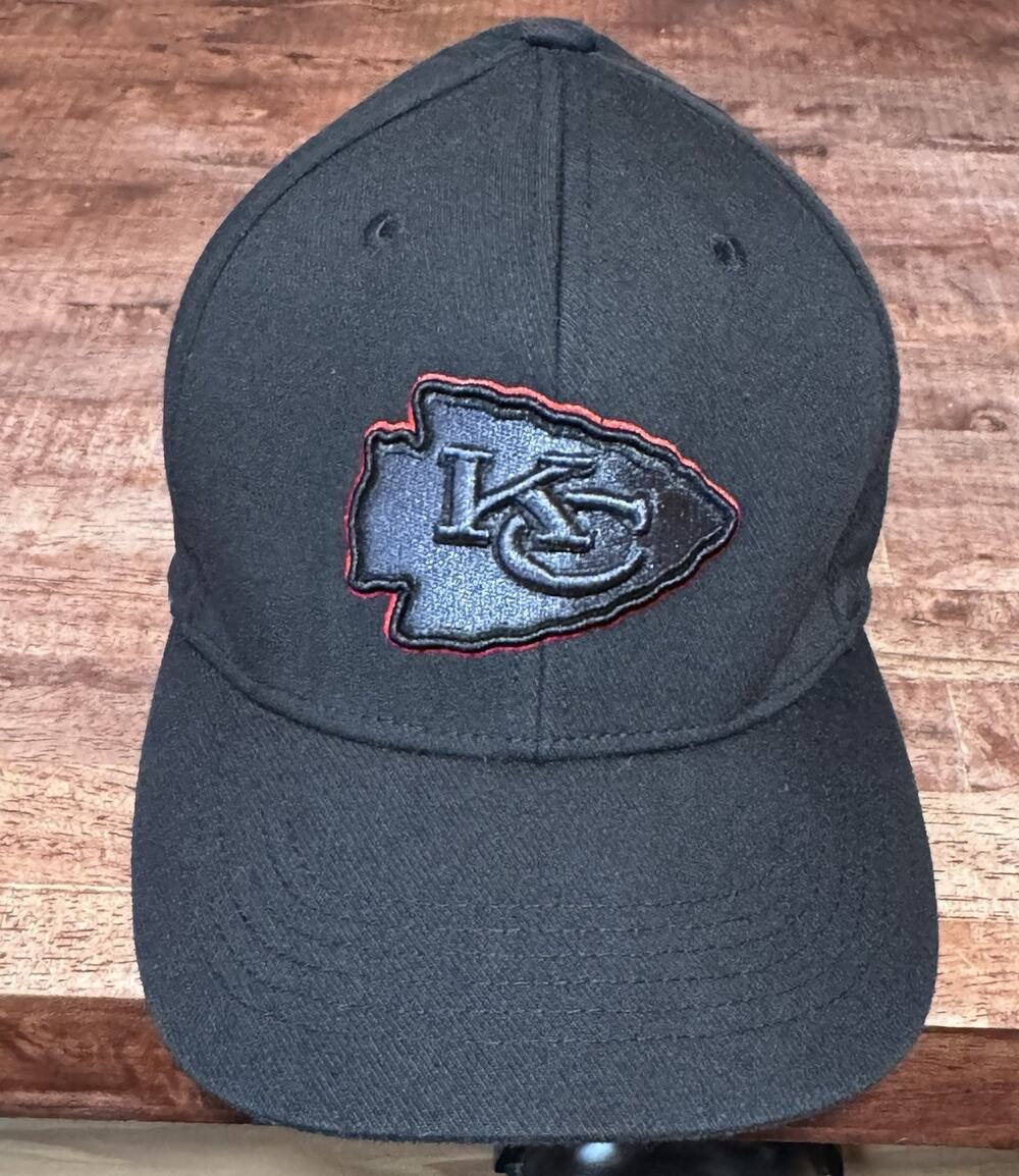 OTS NFL Kansas City Chiefs Flex Fit Black M/L